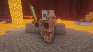 A zombified piglin (Image via Mojang)